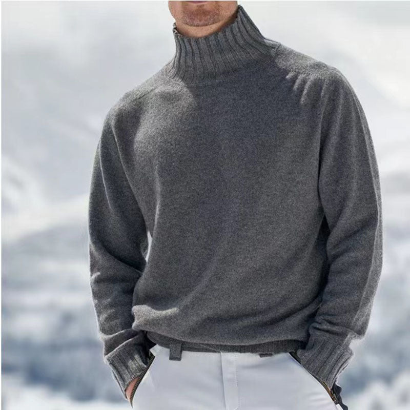 Amadeo | Elegant High-Neck Sweater - Savile & Sage
