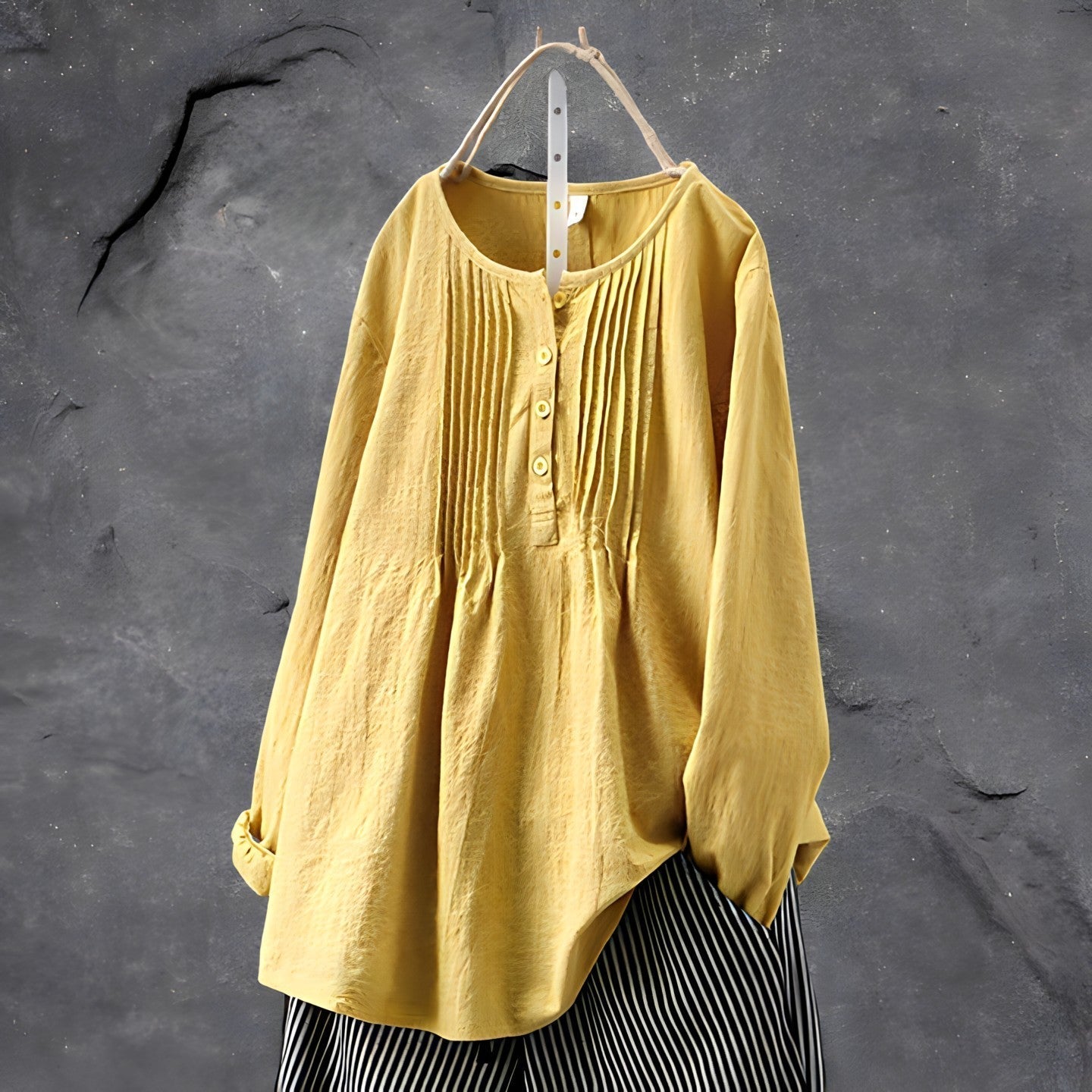 Ariadne | Tummy Tucking Tunic Blouse - Savile & Sage