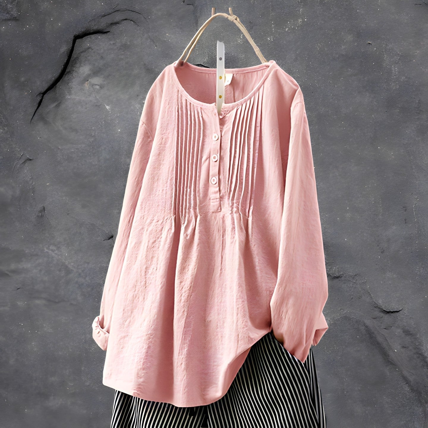 Ariadne | Tummy Tucking Tunic Blouse - Savile & Sage
