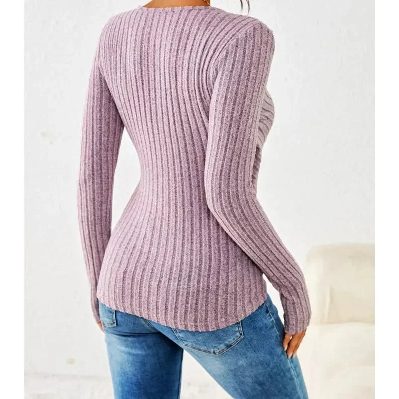 AURORA - Tummy Tucking Long Sleeve Top - Savile & Sage