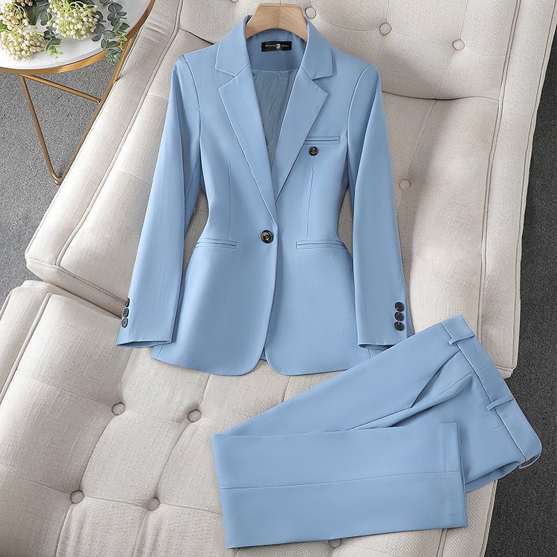 Claudia | Effortless Stylish Blazer Trousers Set - Savile & Sage