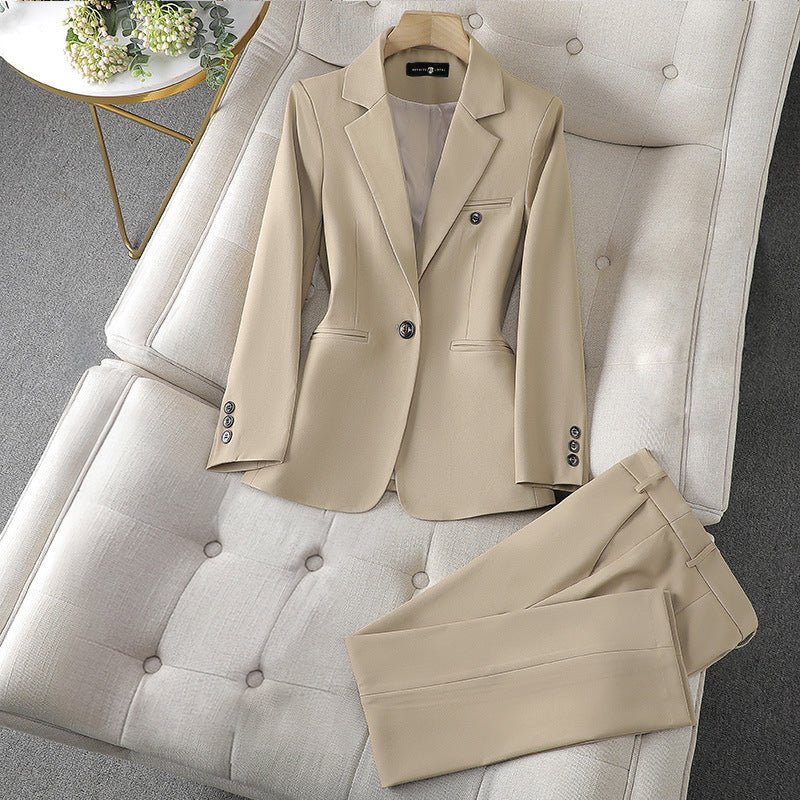Claudia | Effortless Stylish Blazer Trousers Set - Savile & Sage