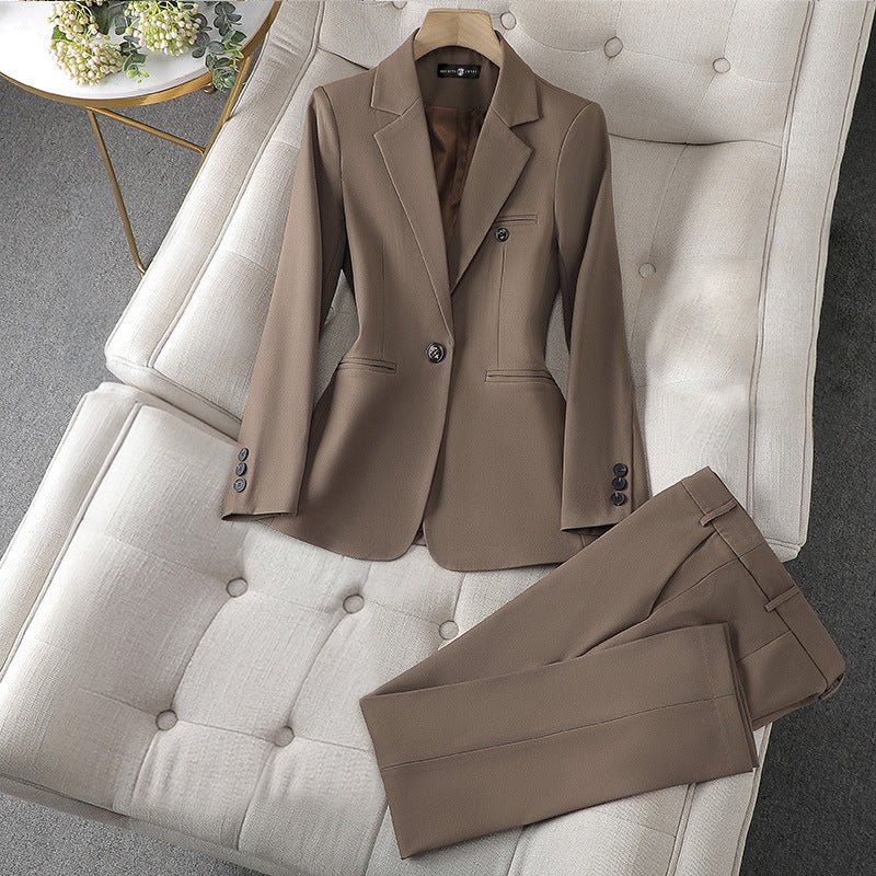 Claudia | Effortless Stylish Blazer Trousers Set - Savile & Sage