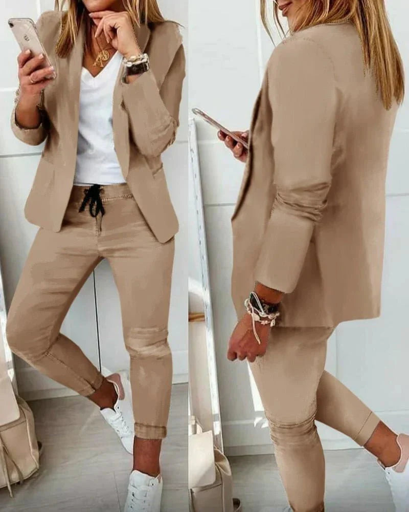 Marley | Casual Jogger Blazer Set - Savile & Sage