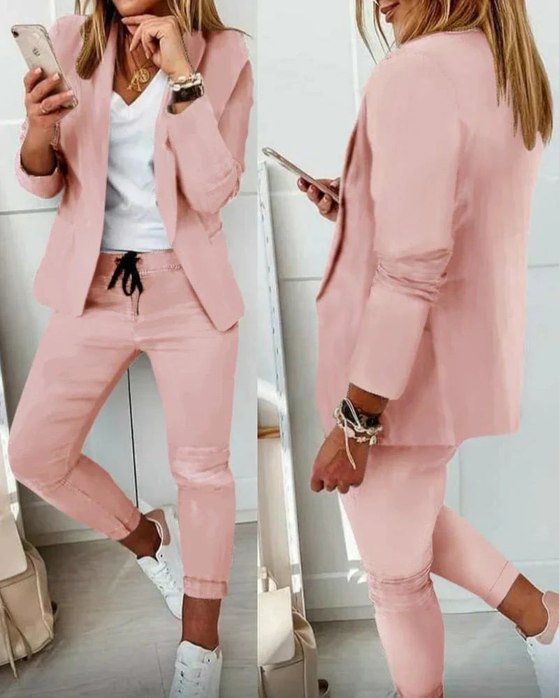 Marley | Casual Jogger Blazer Set - Savile & Sage