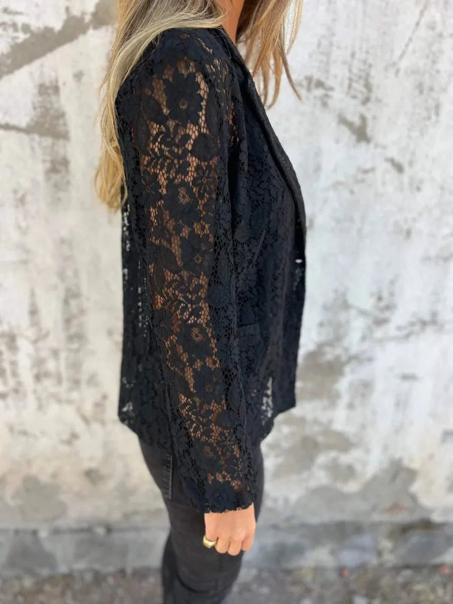 Lucienne | Elegant Lace Women’s Blazer - Savile & Sage