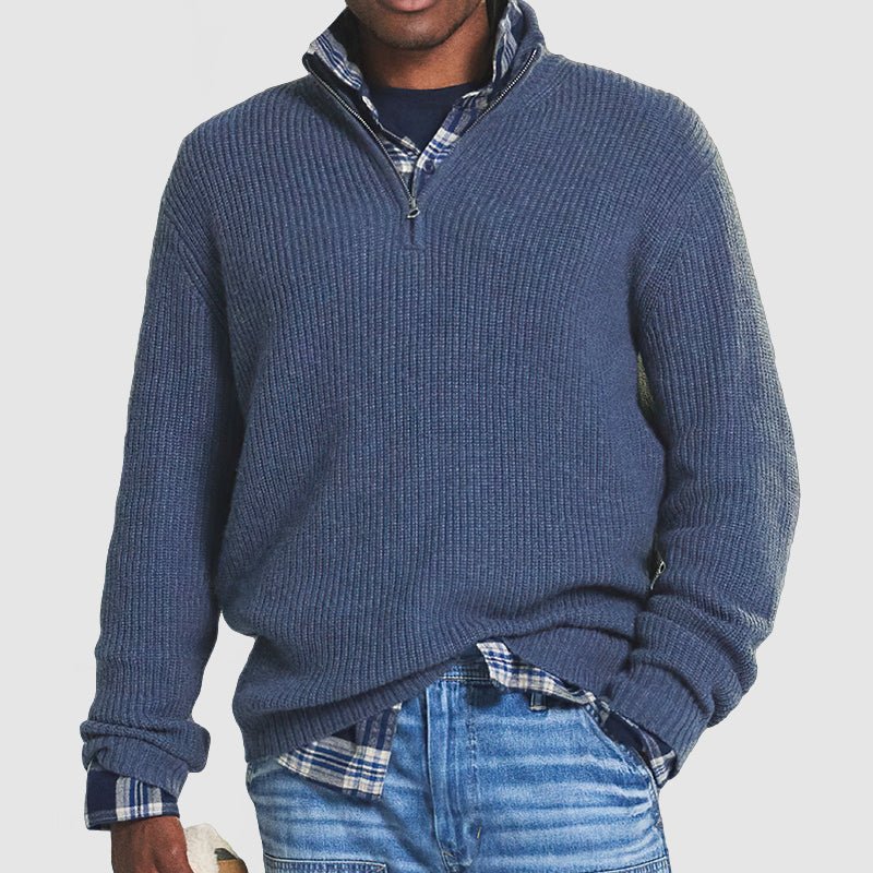 RON - Quarter Zip Sweater with stretch