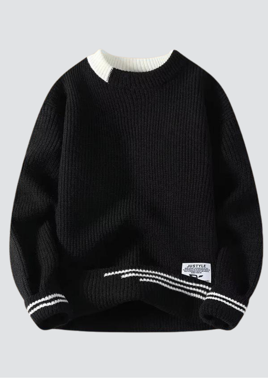 Brent - Round Neck knitted Sweater